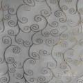 Golden Printed Glass Yarn Fabric